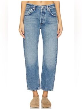 CITIZENS OF HUMANITY Winslow Cropped Boyfriend Jeans Sz 24 $258